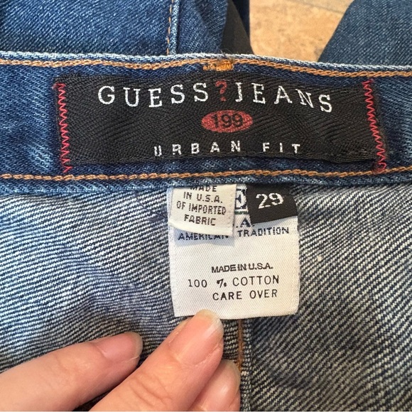 Vintage GUESS Blue Urban Fit Denim Jeans Size 29-Made in USA - Picture 6 of 7